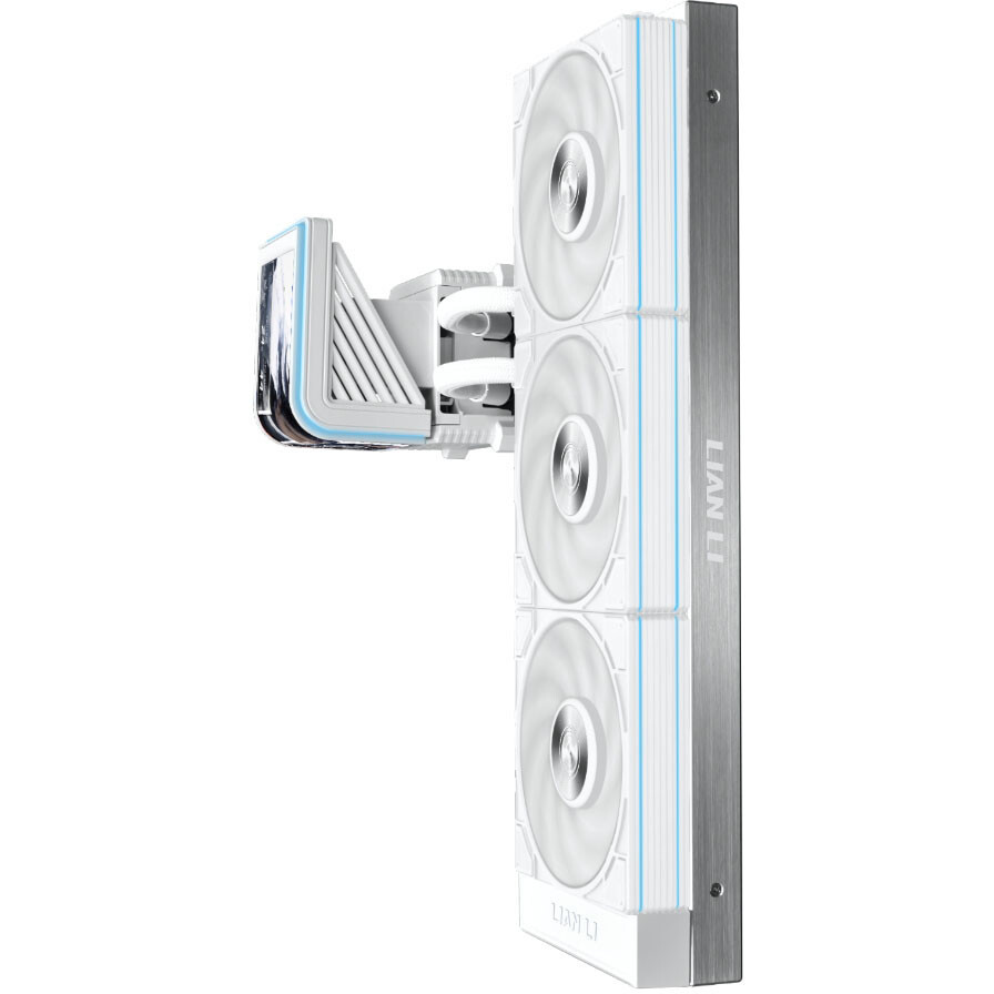Система жидкостного охлаждения Lian Li HydroShift II OLED Curved 360P28 White - G89.GHS2OLDC36PW.R0 - фото 3