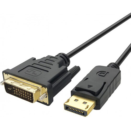 Кабель DisplayPort - DVI, 1.8м, KS-IS KS-453-1.8