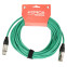 Кабель микрофонный XLR (M) - XLR (F), 10м, FORCE FMC-05 Green - FMC-05/10 GR