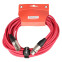 Кабель микрофонный XLR (M) - XLR (F), 10м, FORCE FMC-05 Red - FMC-05/10 RD - фото 2