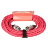 Кабель микрофонный XLR (M) - XLR (F), 10м, FORCE FMC-05 Red (FMC-05/10 RD)