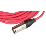 Кабель микрофонный XLR (M) - XLR (F), 10м, FORCE FMC-05 Red (FMC-05/10 RD)