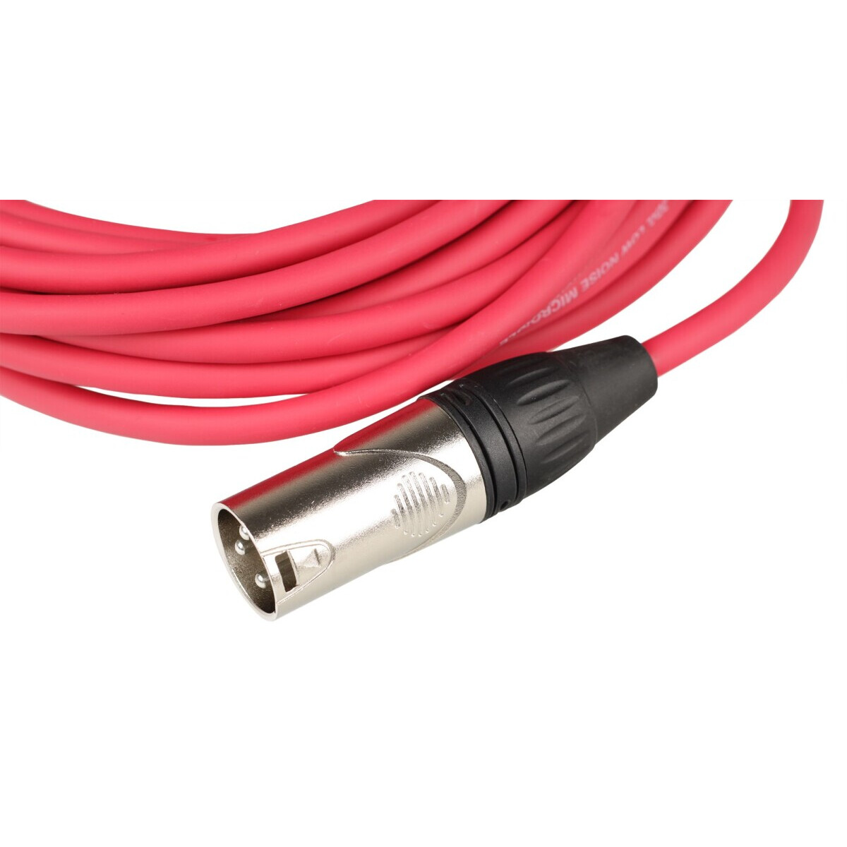 Кабель микрофонный XLR (M) - XLR (F), 10м, FORCE FMC-05 Red - FMC-05/10 RD - фото 5