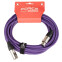 Кабель микрофонный XLR (M) - XLR (F), 10м, FORCE FMC-05 Violet - FMC-05/10 VT