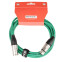 Кабель микрофонный XLR (M) - XLR (F), 3м, FORCE FMC-05 Green - FMC-05/3 GR - фото 2