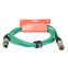 Кабель микрофонный XLR (M) - XLR (F), 3м, FORCE FMC-05 Green - FMC-05/3 GR - фото 3