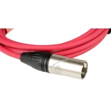Кабель микрофонный XLR (M) - XLR (F), 3м, FORCE FMC-05 Red (FMC-05/3 RD)