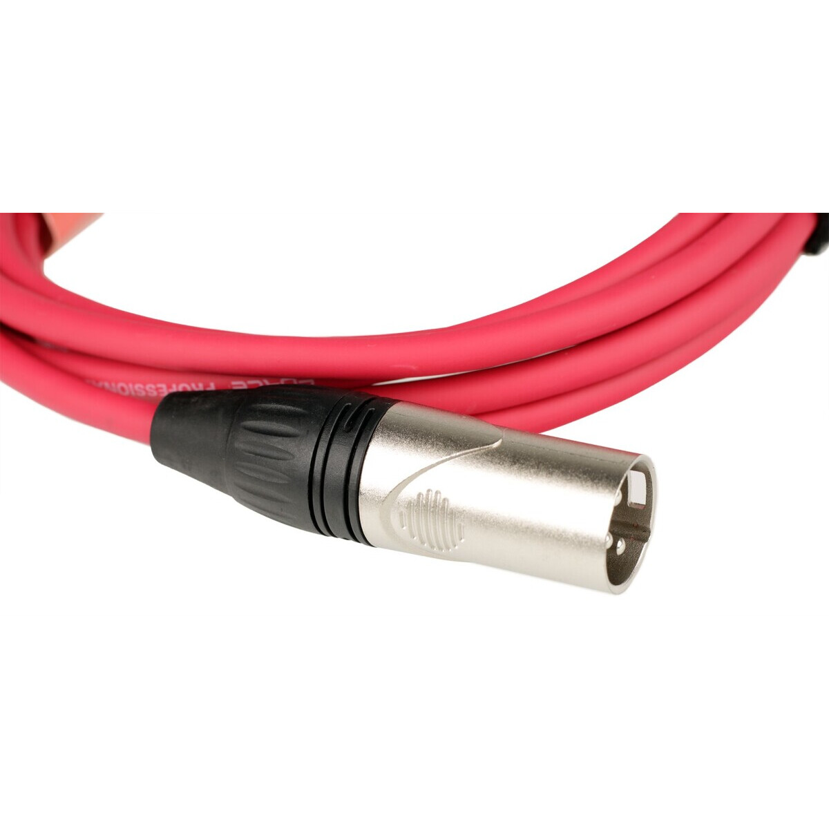Кабель микрофонный XLR (M) - XLR (F), 3м, FORCE FMC-05 Red - FMC-05/3 RD - фото 4