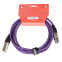 Кабель микрофонный XLR (M) - XLR (F), 3м, FORCE FMC-05 Violet - FMC-05/3 VT - фото 2