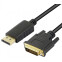 Кабель DisplayPort (M) - DVI (M), 1.8м, KS-IS KS-780-2