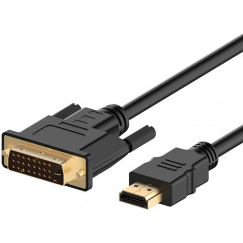 Кабель HDMI (M) - DVI (M), 3м, KS-IS KS-468-3