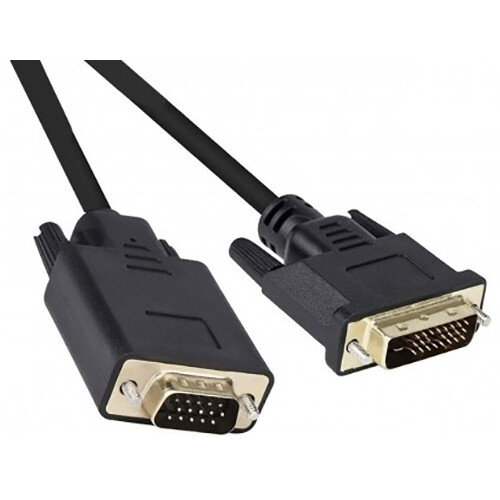 Кабель DVI (M) - VGA (M), 2м, KS-IS KS-497-2