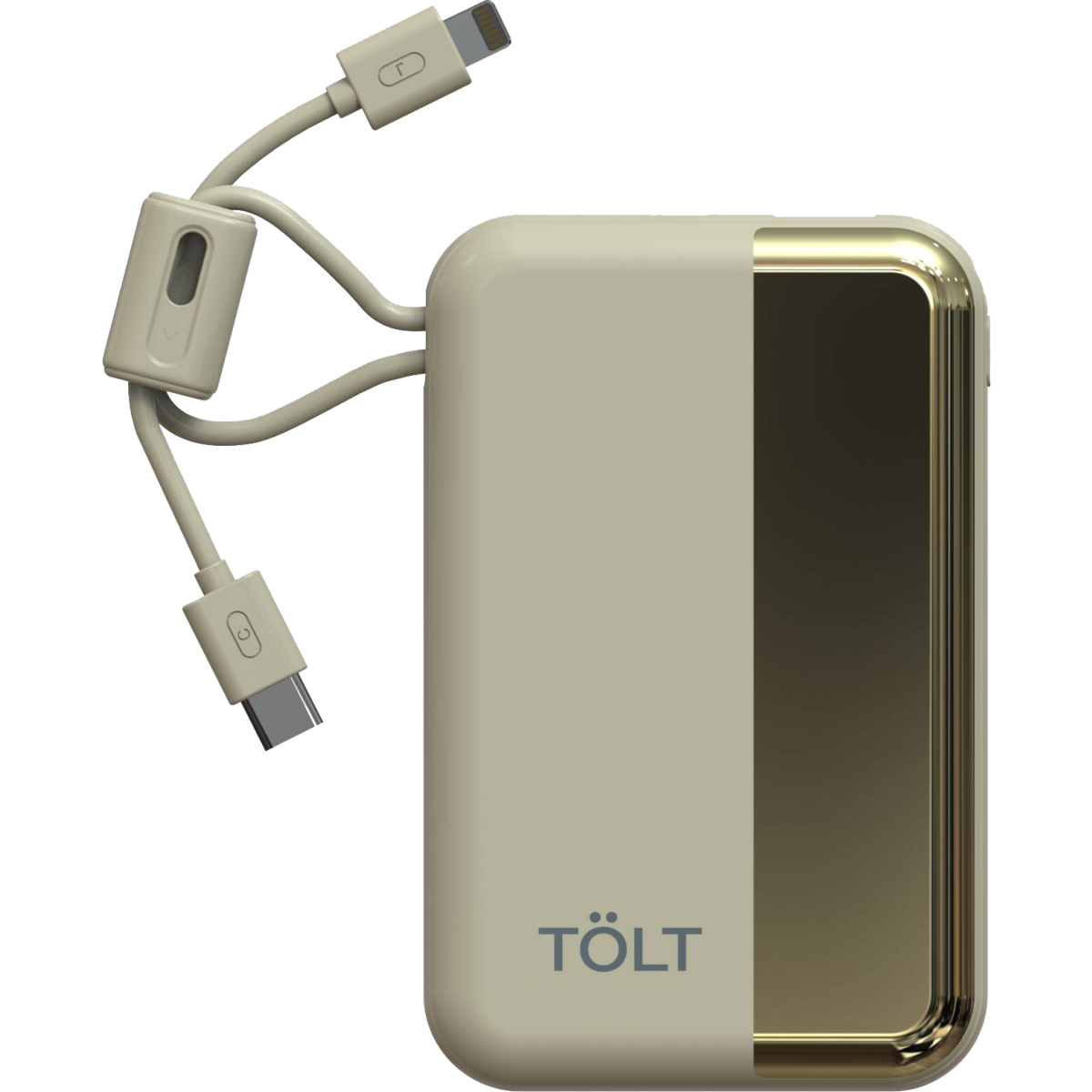 Внешний аккумулятор TOLT KC16 Beige
