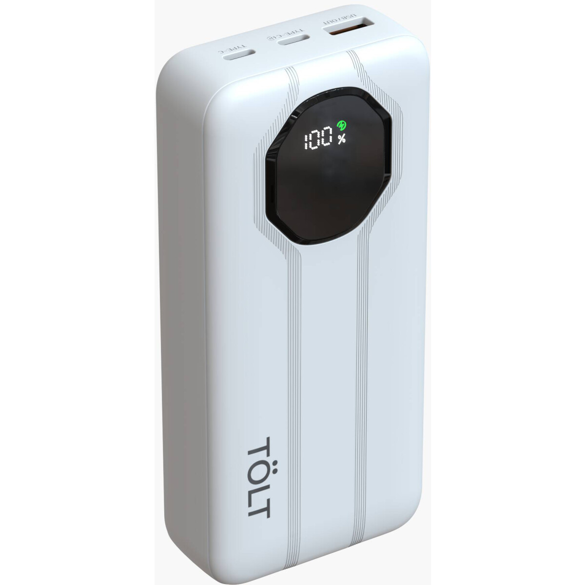 Внешний аккумулятор TOLT KP226 White - фото 3