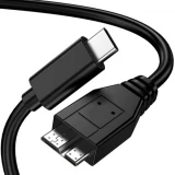 Кабель microUSB (M) - USB Type-C, KS-IS KS-529-0.3
