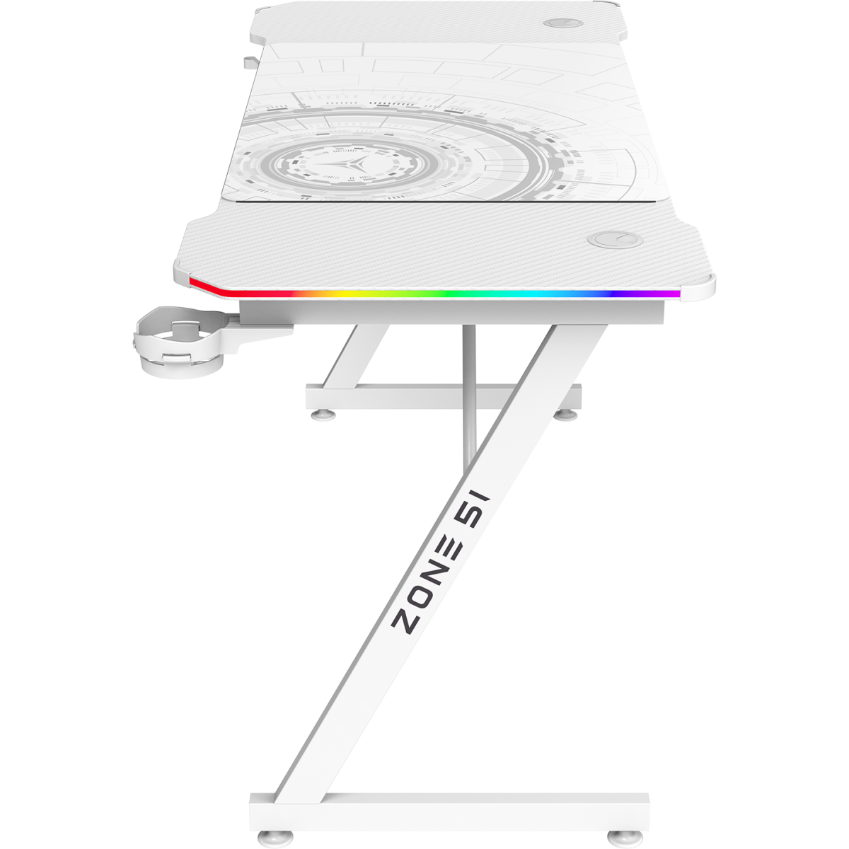 Игровой стол ZONE 51 TRINE 140 RGB White - Z51-T4R-WH - фото 4