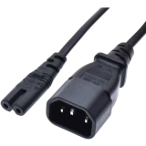 Кабель питания C14 - C7, 2м, KS-IS KS-857A-2