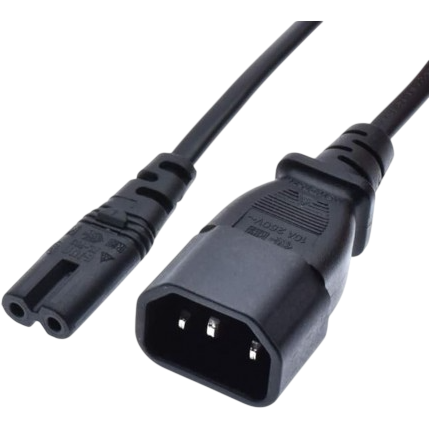 Кабель питания C14 - C7, 2м, KS-IS KS-857A-2