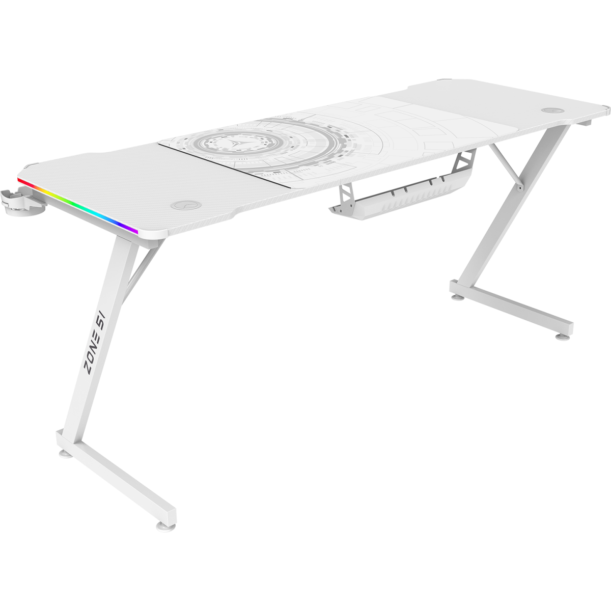 Игровой стол ZONE 51 TRINE 160 RGB White - Z51-T6R-WH - фото 5