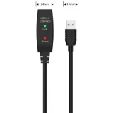 Кабель удлинительный USB A (M) - USB A (F), 5м, KS-IS KS-866-5