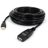 Кабель удлинительный USB A (M) - USB A (F), 30м, KS-IS KS-866-30