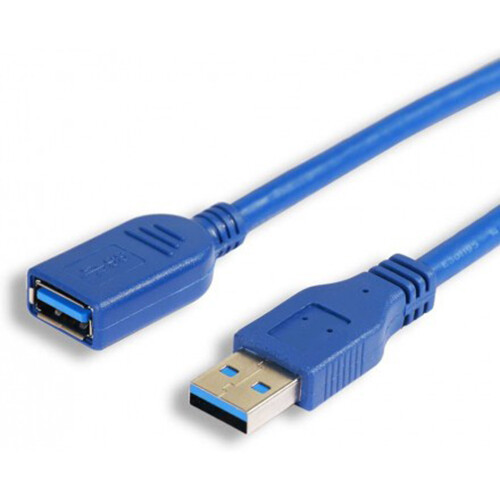 Кабель удлинительный USB A (M) - USB A (F), 2м, KS-IS KS-511-2
