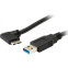 Кабель USB A (M) - microUSB B (M), 1м, KS-IS KS-465AR-1