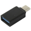 Переходник USB A (F) - USB Type-C (M), KS-IS KS-296 Black