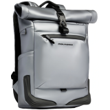 Рюкзак для ноутбука Piquadro Water Resistant Roll Top Bike Silver/Black (CA6291C2OWS/MGR)