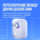 Гарнитура Яндекс Дропс с Алисой AI White (YNDX-00150WHT)