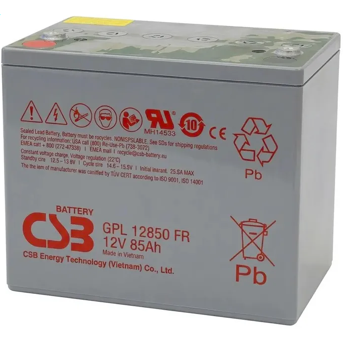 Аккумуляторная батарея CSB GPL 12850 FR