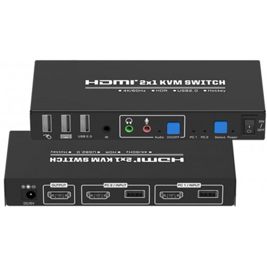 KVM переключатель KS-IS KS-705B - фото 3