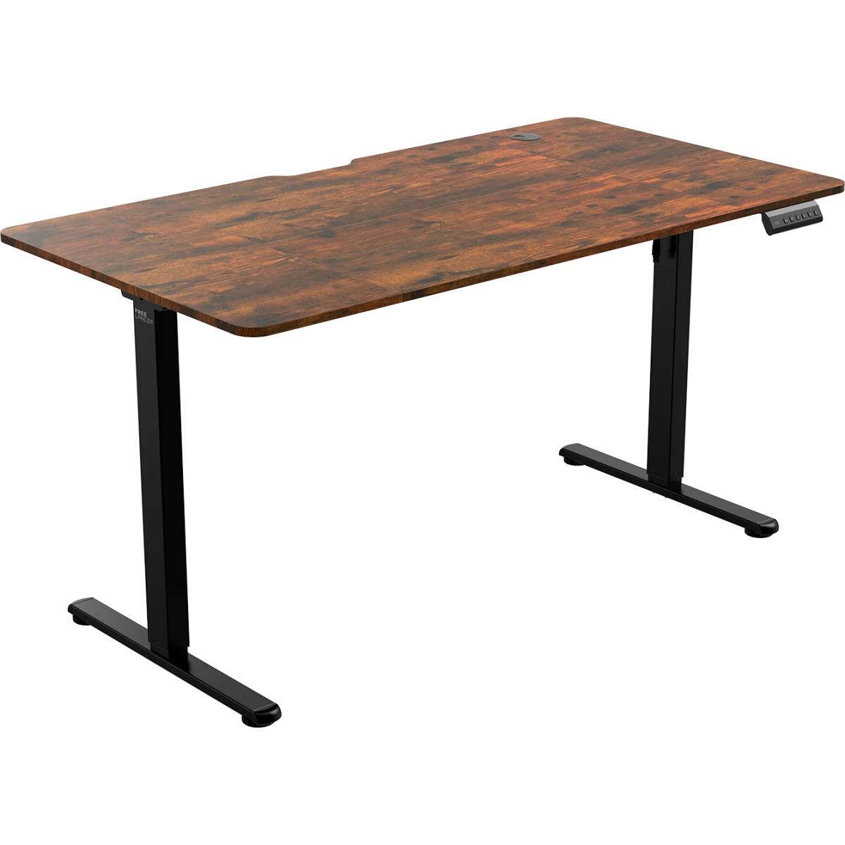 Компьютерный стол ZONE 51 e-Freeflow 140x75 Dark Wood - Z51-FLD-FFL-DW4