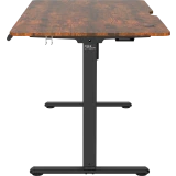 Компьютерный стол ZONE 51 e-Freeflow 140x75 Dark Wood (Z51-FLD-FFL-DW4)