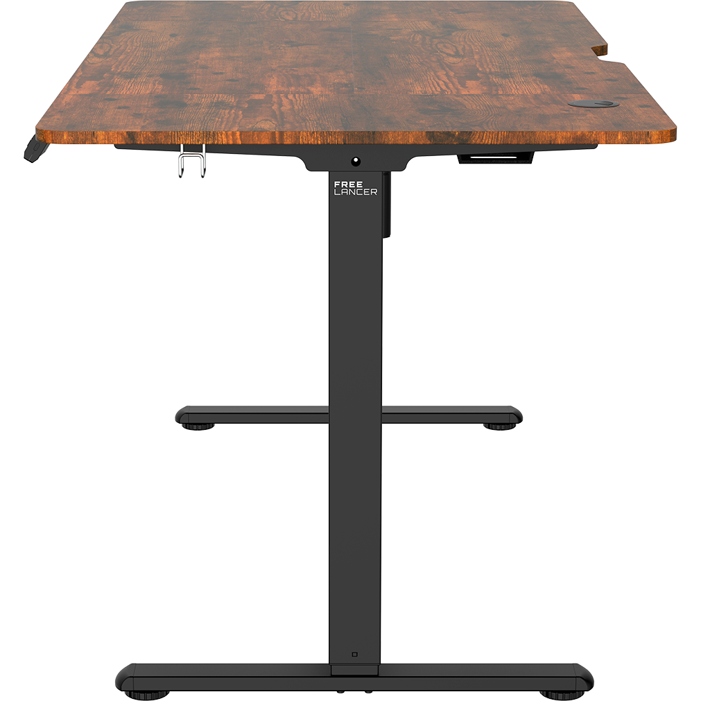 Компьютерный стол ZONE 51 e-Freeflow 140x75 Dark Wood - Z51-FLD-FFL-DW4 - фото 5