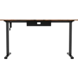 Компьютерный стол ZONE 51 e-Freeflow 140x75 Dark Wood (Z51-FLD-FFL-DW4)