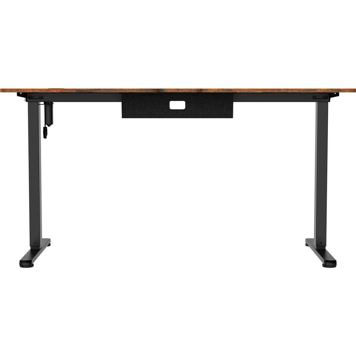 Компьютерный стол ZONE 51 e-Freeflow 140x75 Dark Wood - Z51-FLD-FFL-DW4 - фото 6