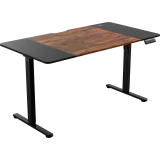 Компьютерный стол ZONE 51 e-Freeflow 140x75 Dark Wood Black (Z51-FLD-FFL-DWBK4)