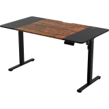 Компьютерный стол ZONE 51 e-Freeflow 140x75 Dark Wood Black (Z51-FLD-FFL-DWBK4)