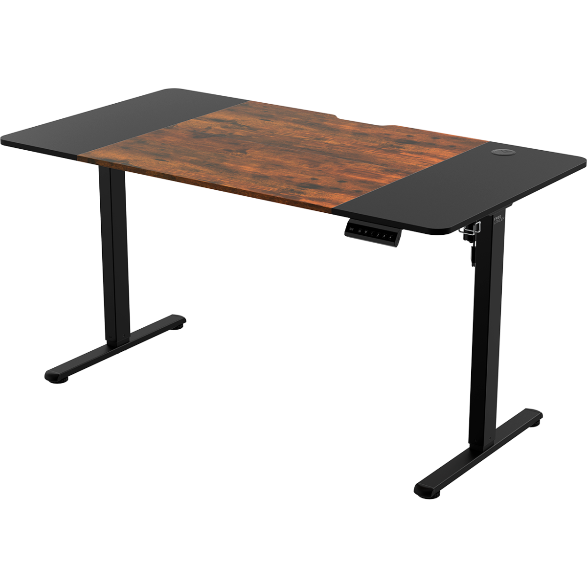Компьютерный стол ZONE 51 e-Freeflow 140x75 Dark Wood Black - Z51-FLD-FFL-DWBK4 - фото 3