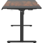 Компьютерный стол ZONE 51 e-Freeflow 140x75 Dark Wood Black - Z51-FLD-FFL-DWBK4 - фото 5