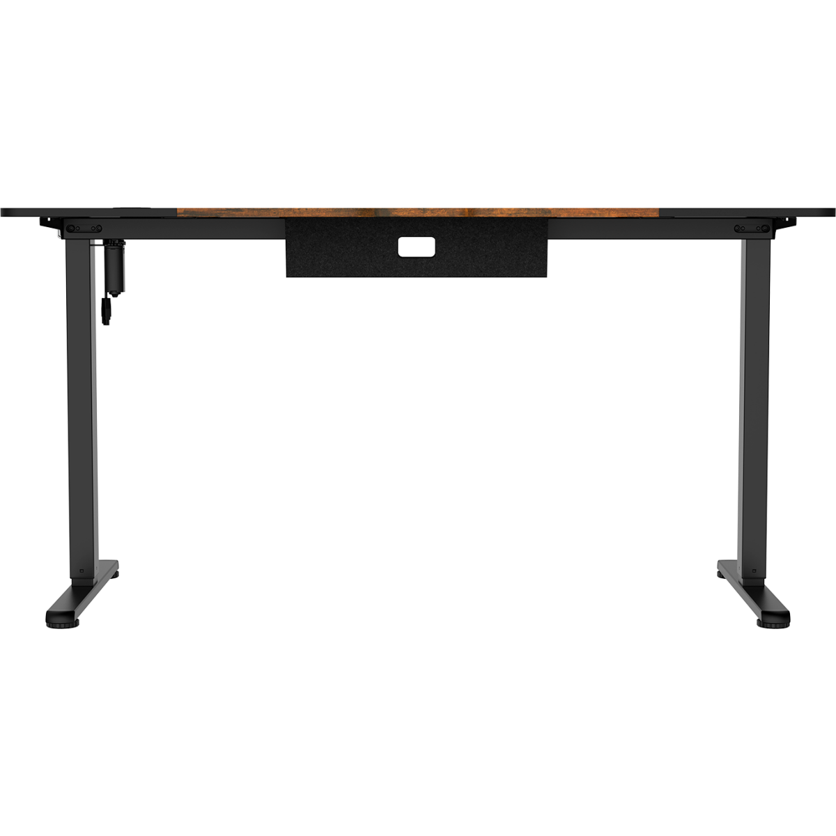 Компьютерный стол ZONE 51 e-Freeflow 140x75 Dark Wood Black - Z51-FLD-FFL-DWBK4 - фото 6