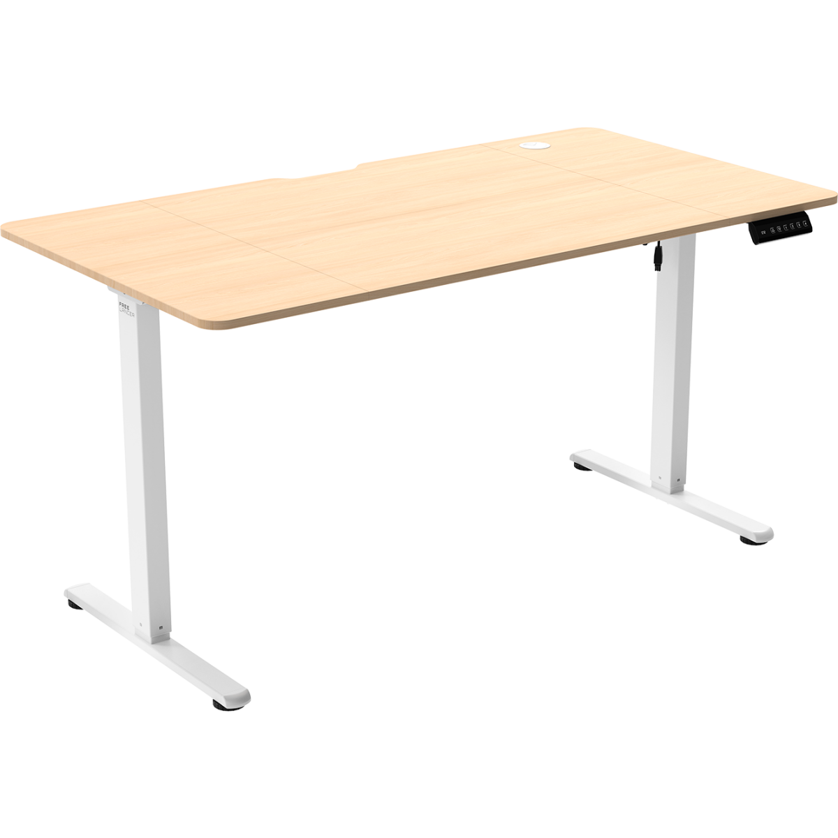 Компьютерный стол ZONE 51 e-Freeflow 140x75 Light Wood - Z51-FLD-FFL-LW4