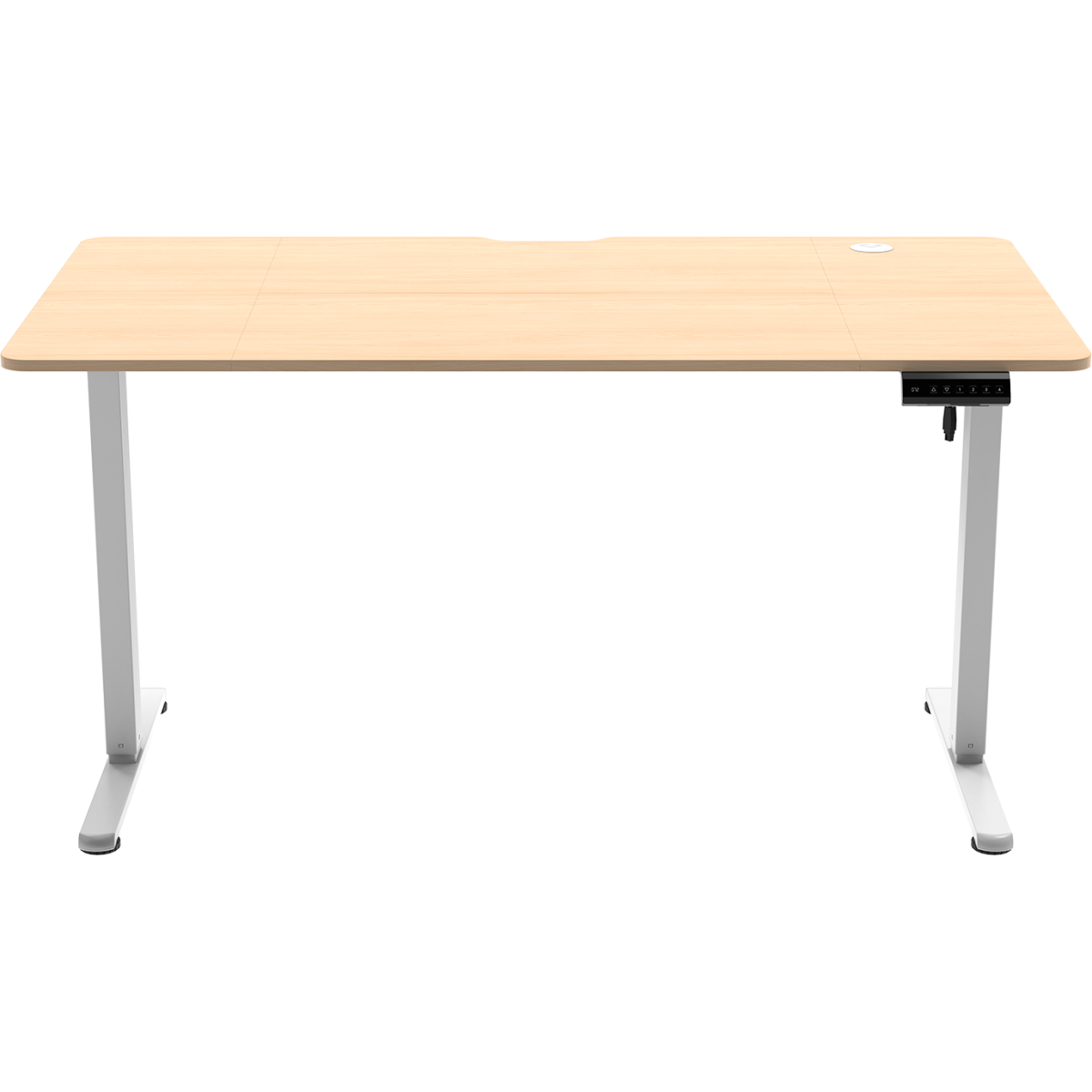 Компьютерный стол ZONE 51 e-Freeflow 140x75 Light Wood - Z51-FLD-FFL-LW4 - фото 2