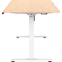 Компьютерный стол ZONE 51 e-Freeflow 140x75 Light Wood - Z51-FLD-FFL-LW4 - фото 5
