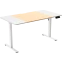 Компьютерный стол ZONE 51 e-Freeflow 140x75 Light Wood White - Z51-FLD-FFL-LWWH4