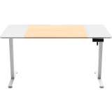 Компьютерный стол ZONE 51 e-Freeflow 140x75 Light Wood White (Z51-FLD-FFL-LWWH4)