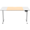 Компьютерный стол ZONE 51 e-Freeflow 140x75 Light Wood White - Z51-FLD-FFL-LWWH4 - фото 2