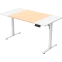 Компьютерный стол ZONE 51 e-Freeflow 140x75 Light Wood White - Z51-FLD-FFL-LWWH4 - фото 3