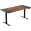 Компьютерный стол ZONE 51 e-Freeflow 160x75 Dark Wood Black - Z51-FLD-FFL-DWBK6